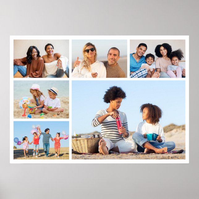 Create Your Own 6 Photo Collage  Poster (Front)