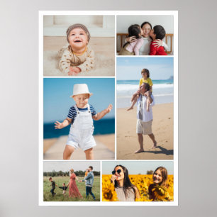 Create Your Own 6 Photo Collage Poster
