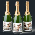Create Your Own 6 Photo Collage Sparkling Wine Label<br><div class="desc">Introducing our personalised photo collage sparkling wine labels - the perfect way to add a personal touch to your special occasion! Whether it's a graduation, a family gathering, a trip with friends, or a special celebration, our high-quality sparkling wine labels are the perfect way to showcase your favourite memories. Our...</div>