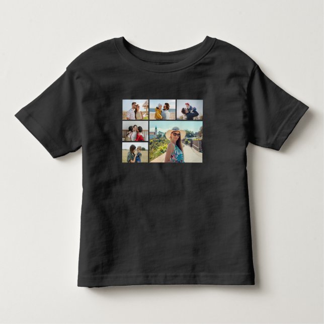 Create Your Own 6 Photo Collage  Toddler T-Shirt (Front)