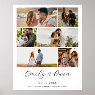 Create Your Own 6 Photo Collage Valentines Day Poster