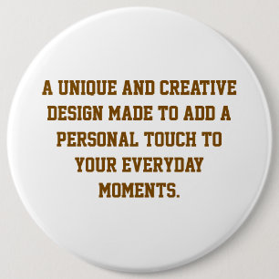 Create Your Own 6'' Round Button