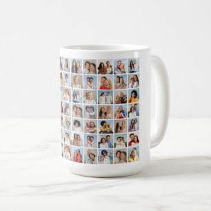 Create Your Own 70 Photo Collage Coffee Mug
