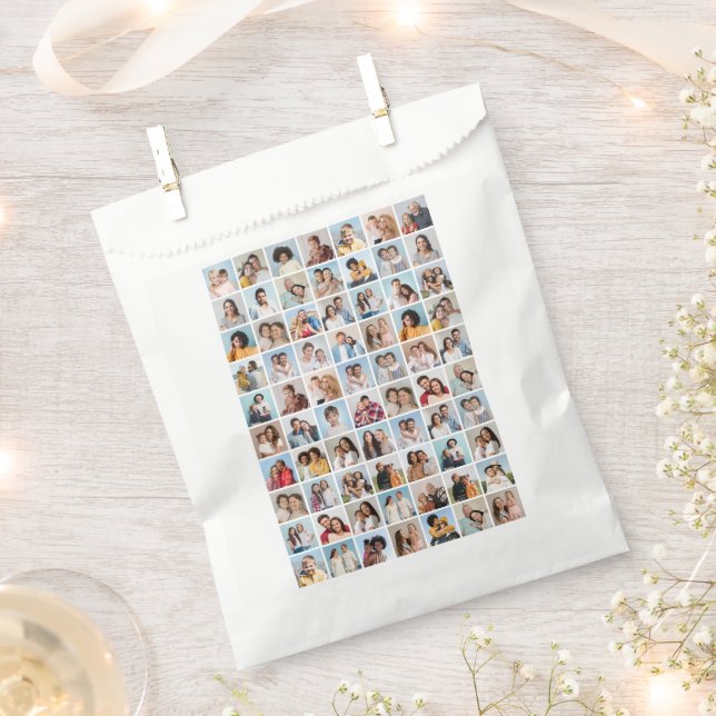 Create Your Own 70 Photo Collage Favour Bag (Clipped)