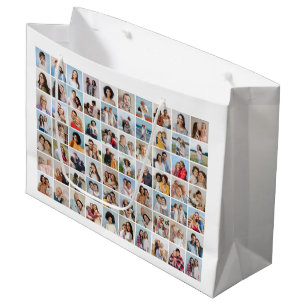Create Your Own 70 Photo Collage Large Gift Bag