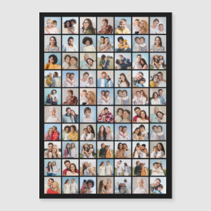 Create Your Own 70 Photo Collage Magnetic Card