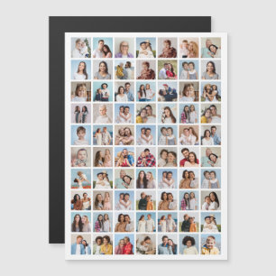 Create Your Own 70 Photo Collage Magnetic Card