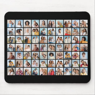 Create Your Own 70 Photo Collage Mouse Pad
