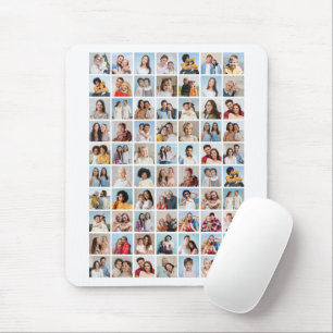 Create Your Own 70 Photo Collage Mouse Pad