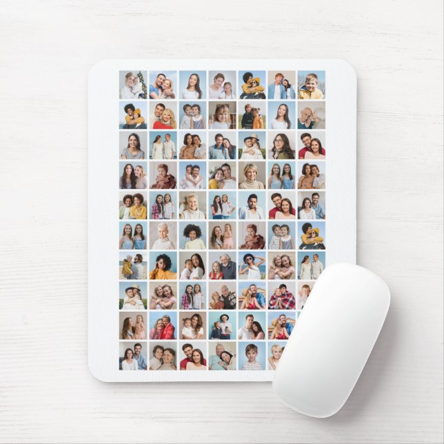 Create Your Own 70 Photo Collage Mouse Pad (With Mouse)