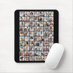 Create Your Own 70 Photo Collage Mouse Pad