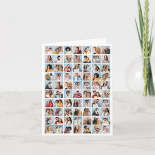 Create Your Own 70 Photo Collage Note Card