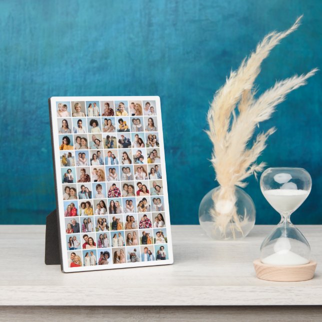 Create Your Own 70 Photo Collage Plaque (Side)