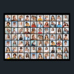 Create Your Own 70 Photo Collage  Poster<br><div class="desc">Create your own 70 Photo Collage for Christmas, Birthdays, Weddings, Anniversaries, Graduations, Father's Day, Mother's Day or any other Special Occasion, with our easy-to-use design tool. Add your favourite photos of friends, family, vacations, hobbies and pets and you'll have a stunning, one-of-a-kind photo collage, perfect for home decoration, gift giving...</div>