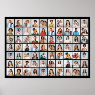 Create Your Own 70 Photo Collage  Poster