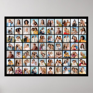 Create Your Own 70 Photo Collage  Poster