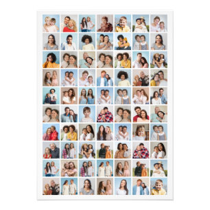 Create Your Own 70 Photo Collage Print