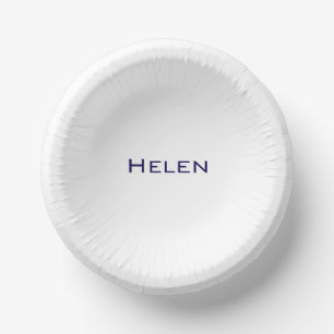 Create Your Own 7" Paper Bowl Plate