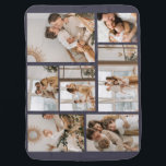 Create Your Own 7 Photo Collage Baby Blanket<br><div class="desc">Introducing our personalised photo collage baby blanket - the perfect way to cherish your little one's precious moments! Whether it's a special moment, a family gathering, a trip with friends, or a special occasion, our high-quality blankets are the perfect way to add a personal touch to your baby's nursery. Our...</div>