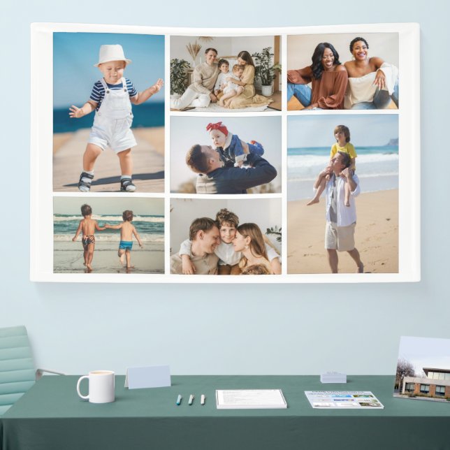 Create Your Own 7 Photo Collage Banner (Tradeshow)