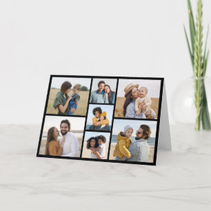 Create Your Own 7 Photo Collage Card