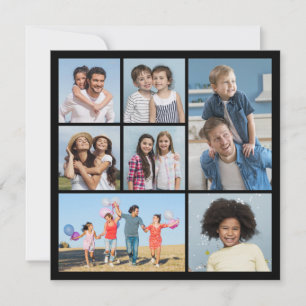 Create Your Own 7 Photo Collage Card