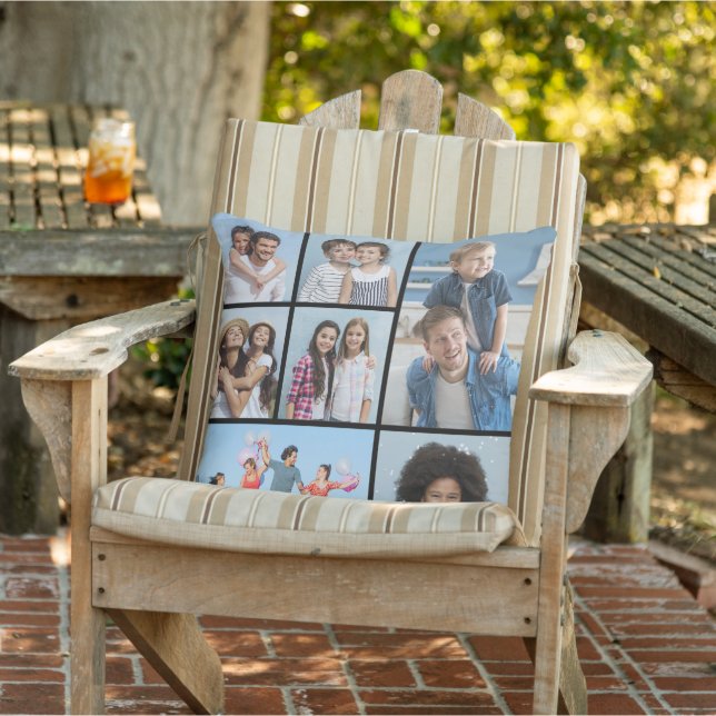  Create Your Own 7 Photo Collage  Cushion (Chair)
