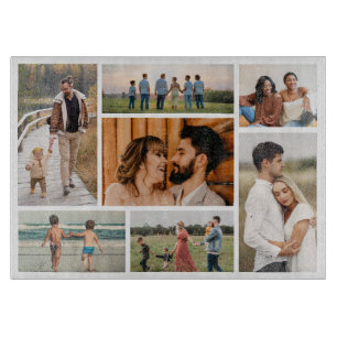 Create Your Own 7 Photo Collage Cutting Board