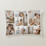 Create Your Own 7 Photo Collage Decorative Cushion<br><div class="desc">Looking for a unique and cosy way to display your most cherished memories? Our personalised photo collage accent pillows are the perfect solution! Whether you're commemorating a graduation, celebrating your family, reliving your favourite vacation memories, or searching for the perfect gift idea, our accent pillows offer a comfortable and creative...</div>