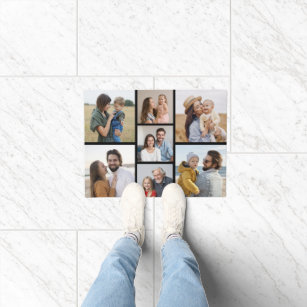 Create Your Own 7 Photo Collage Doormat