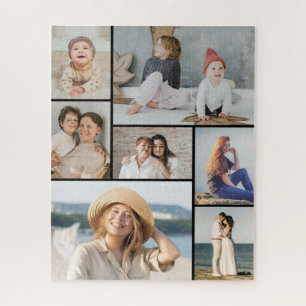 Create Your Own 7 Photo Collage Jigsaw Puzzle