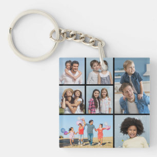  Create Your Own 7 Photo Collage  Key Ring