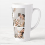 Create Your Own 7 Photo Collage Latte Mug<br><div class="desc">Introducing our personalised photo collage latte mug - the perfect way to start your day with a warm cup of coffee or tea surrounded by your favourite memories! Whether you're celebrating a graduation, honouring family, cherishing friends, or remembering a vacation trip, our custom latte mug is the ultimate way to...</div>