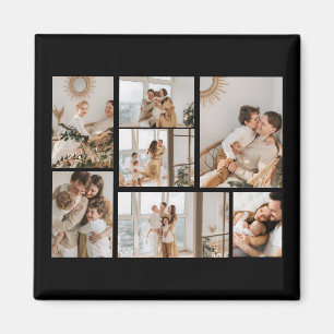 Create Your Own 7 Photo Collage Magnet