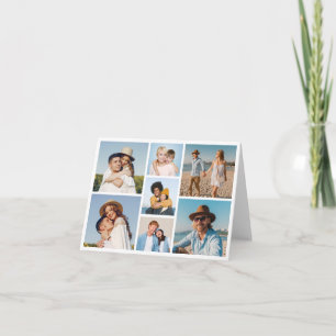 Create Your Own 7 Photo Collage Note Card