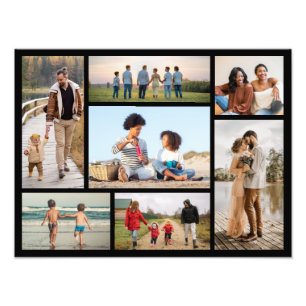 Create Your Own 7 Photo Collage Photo Enlargement Print