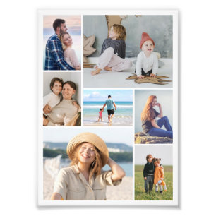 Create Your Own 7 Photo Collage Photo Enlargement Print