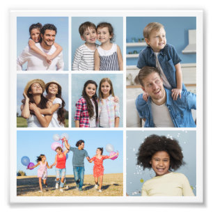 Create Your Own 7 Photo Collage Photo Enlargement Print