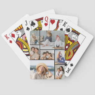Create Your Own 7 Photo Collage Playing Cards