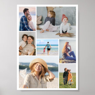 Create Your Own 7 Photo Collage Poster