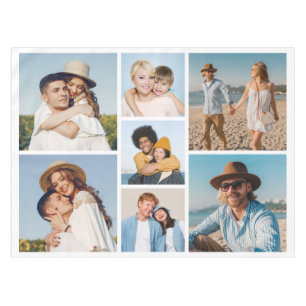 Create Your Own 7 Photo Collage Tablecloth