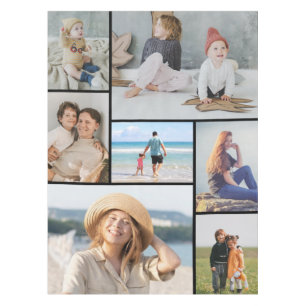Create Your Own 7 Photo Collage Tablecloth