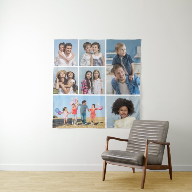 Create Your Own 7 Photo Collage Tapestry (In Situ)