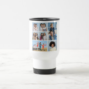 Create Your Own 7 Photo Collage  Travel Mug