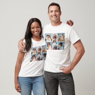 Create Your Own 7 Photo Collage Unisex T-Shirt
