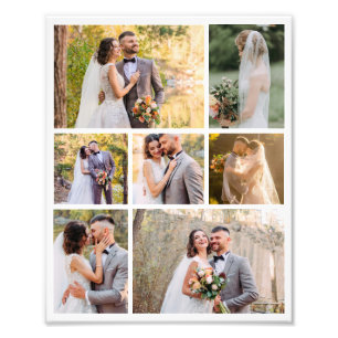 Create Your Own 7 Photo Wedding Collage