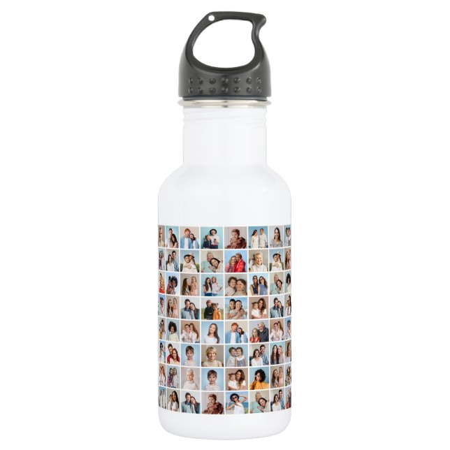 Create Your Own 80 Photo Collage  532 Ml Water Bottle (Front)