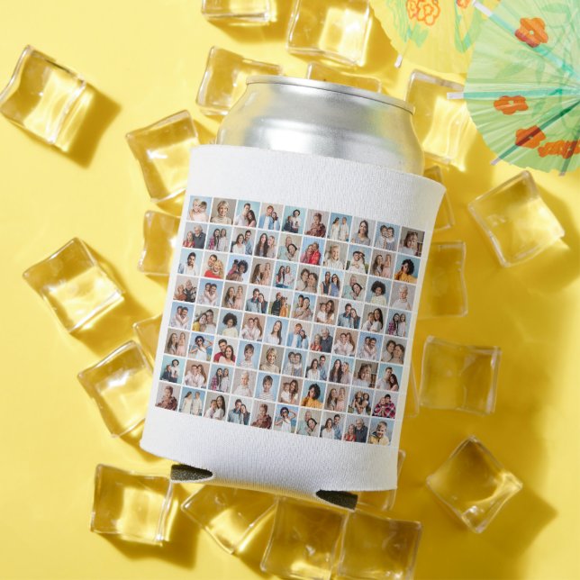 Create Your Own 80 Photo Collage  Can Cooler (In Situ Summer)