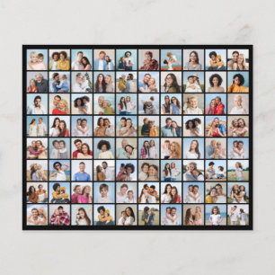 Create Your Own 80 Photo Collage Editable Colour  Flyer