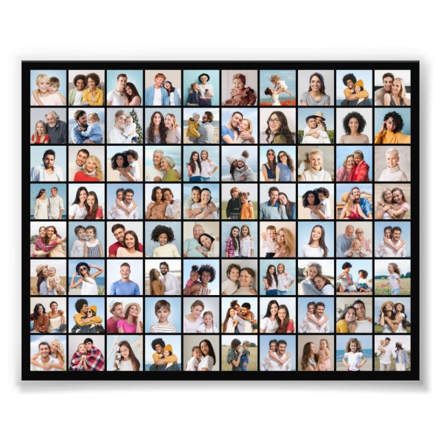 Create Your Own 80 Photo Collage Photo Enlargement (Front)